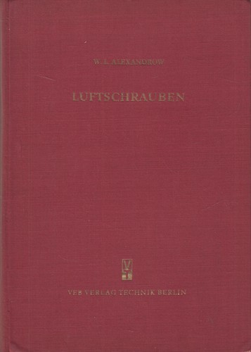 Buch luftschrauben l - buch:, w.