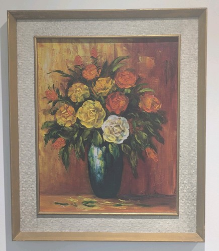Vintage mid century blumen - vintage,