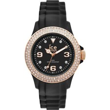 ICE-WATCH Damen Uhr 000235 "STAR BLACK" SWAROVSKI NEU/OVP "RARITÄT"