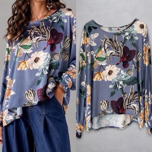 Bluse tunika shirt blumen - bluse,