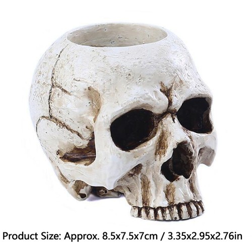 Stück skull candle holder - 1,