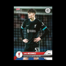 Topps Now UCL 2024/25 Card Karte 088 James McConnell Liverpool Deput