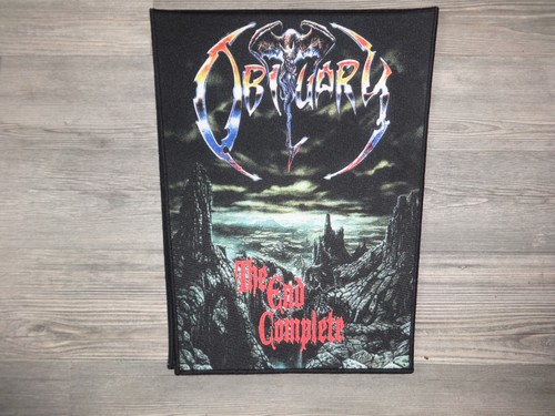 Obituary backpatch back - backpatch, patch