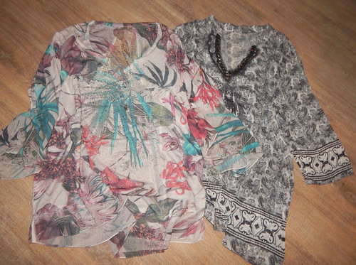 Tredy damen tunika perlen - 2x,