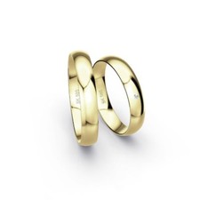 1 Paar Trauringe 585 Gold