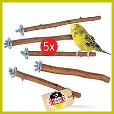 5x Sitzstangen für Vögel