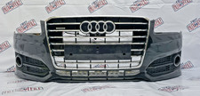 Original Audi A8 4H Stoßstange Stoßfänger vorne Mythosschwarz Metallic Y9T