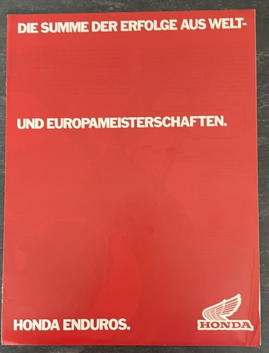 Prospekt honda enduros - prospekt,