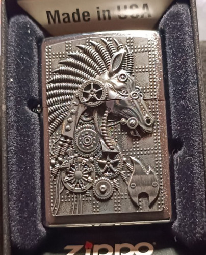 Zippo cyber horse steampunk - zippo, |