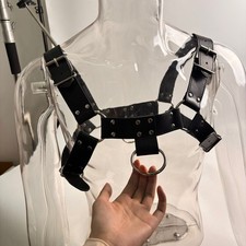 PU Leder Gothic Schwarz