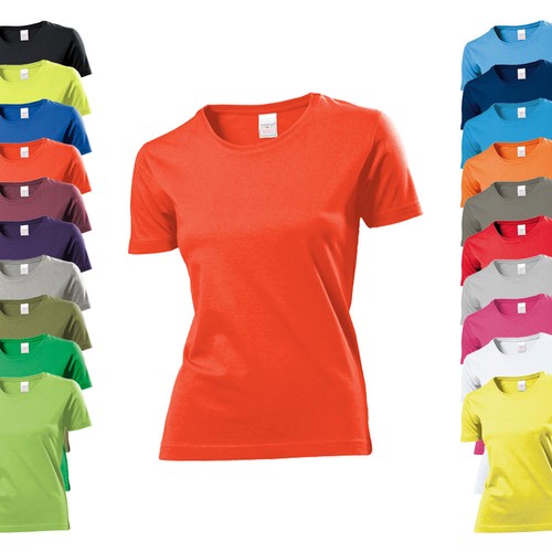 Damen shirt tailliert - t-shirt,