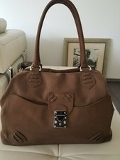 Strenesse, Gabriele Strehle Hochwertige Ledertasche, Braun, sehr guter Zustand!!