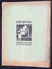 THEO  VAN  DOESBURG ( HRSG. ) : DE  STIJL   3.  JAHRGANG  1920  NR. 11  SELTEN !