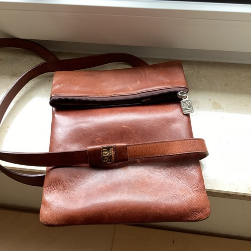 Braune umhänge ledertasche - braune,