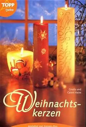 Weihnachtskerzen gestalten mit