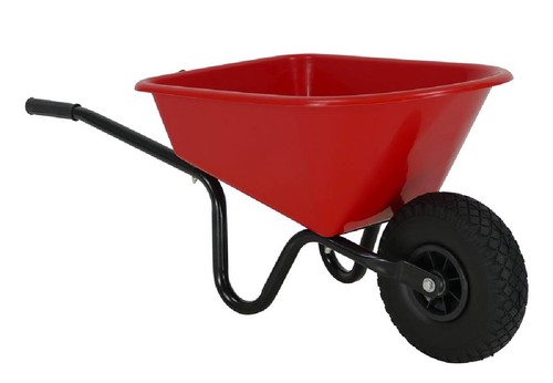 Kinderschubkarre rot 30l - rot,