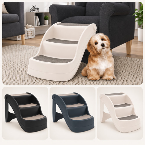Hundetreppe mit stufen - mit, 3