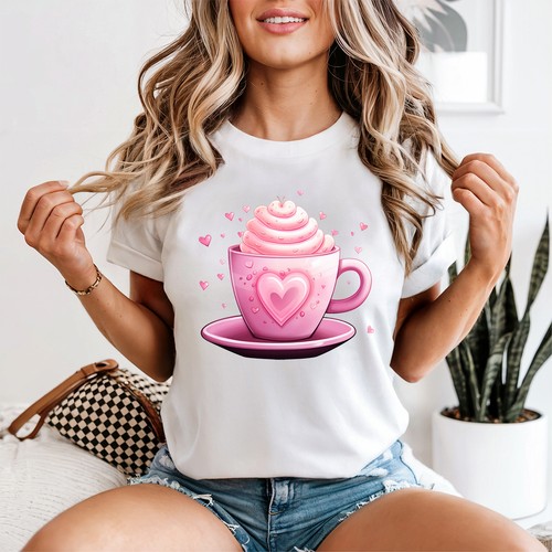 Süßes rosa cappuccino damen - rosa,