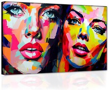 Two Faces art Pop Modern 2023