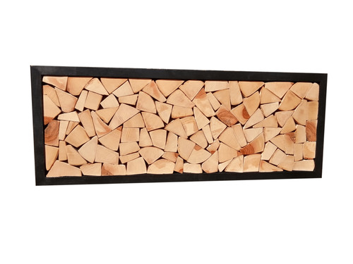 Wandbild holz massiv design - holz,