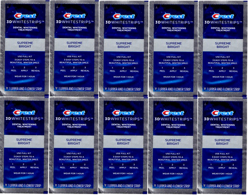 Crest whitestrips white - crest, 3d