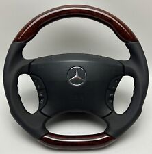 Sport Lenkrad AMG Style Mercedes Benz S-Klasse W220 W215 Leder + Wurzelnuss Holz