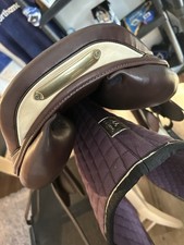 Neuer Prestige Springsattel 18/32 Lux Leder.