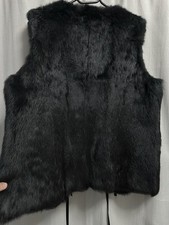 Kaninchenfell ärmelljacke