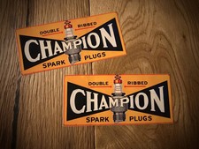 2x CHAMPION Aufkleber Sticker
