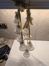 Weihnachtsglocken 2 Stück weiss