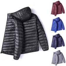 Herren Herbst Winter Jacke warm gefüttert Steppjacke Outdoor Winterjacke Jacken