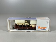 SPUR N ROCO Rungenwagen DB mit Fahrzeugen Rotes Kreuz 25943 OVP  / 2 A 325