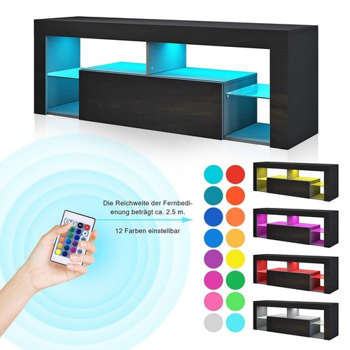 Schrank schwarz hochglanz - tv,