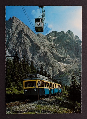 Postkarte zugspitze mit - ak,