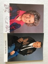 Autogramm Heinz Schenk (2014 †) "Zum blauen Bock" + Lisa Wöhr (1994 †) 251 XYZ