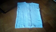 Jacke ärmellos gehäkelt handmade