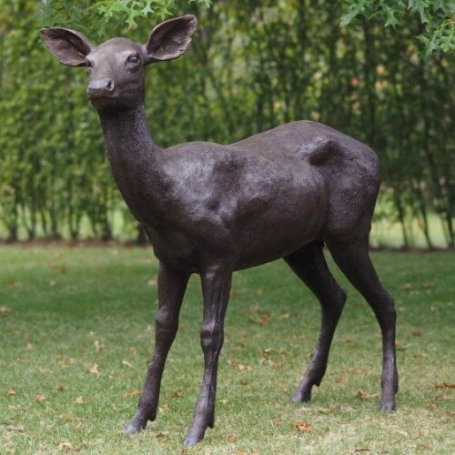 Bronzefigur hirsch - bronzefigur,