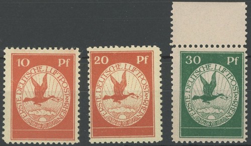 Reich 1912 flugpost am - dt.,