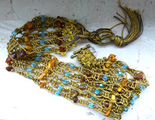 Halsband Bernstein Kette gold