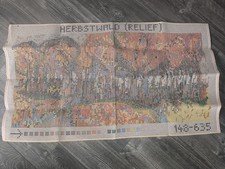 Bedruckter Stramin, Teppich