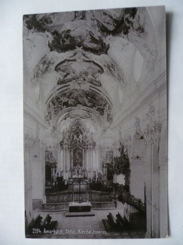 Amorbach abtei kirche - ak, abtei-kirche