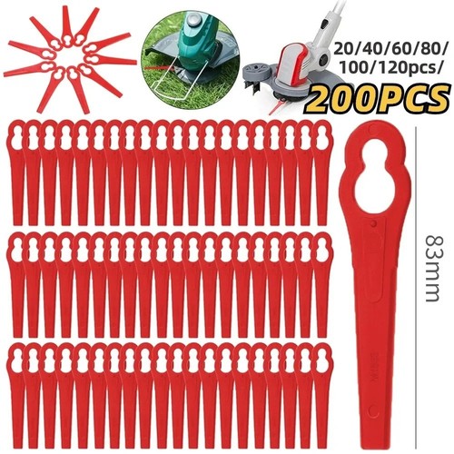 200 ersatz kunststoff messer - x,