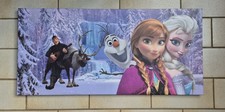 “Anna Elsa Olaf - Frozen - Die Eiskönigin” 33x70,5cm, Leinwand auf Rahmen