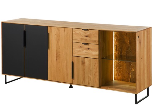 Sideboard wildeiche 180x43x79 - sideboard,