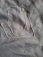 2x Armband 925 Sterling Silber 19cm diamantiert Damen Armkette exquisit