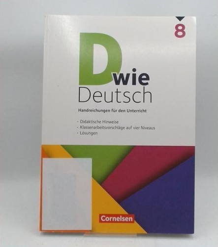 Wie deutsch handreichungen - d,