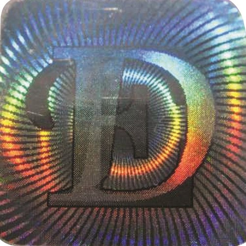 Hologramm siegel - 3d,
