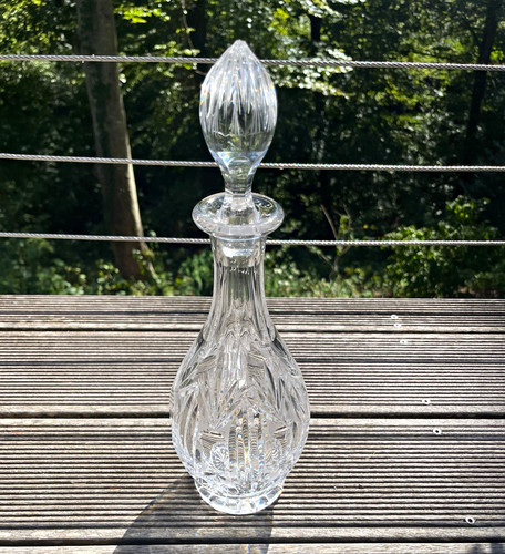 Kristall karaffe rund - kristall,