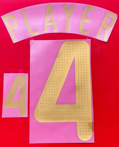 Set flock nummer number trikot - set,