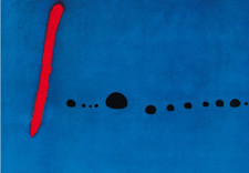 BLEU II - Joan Miro 100x70